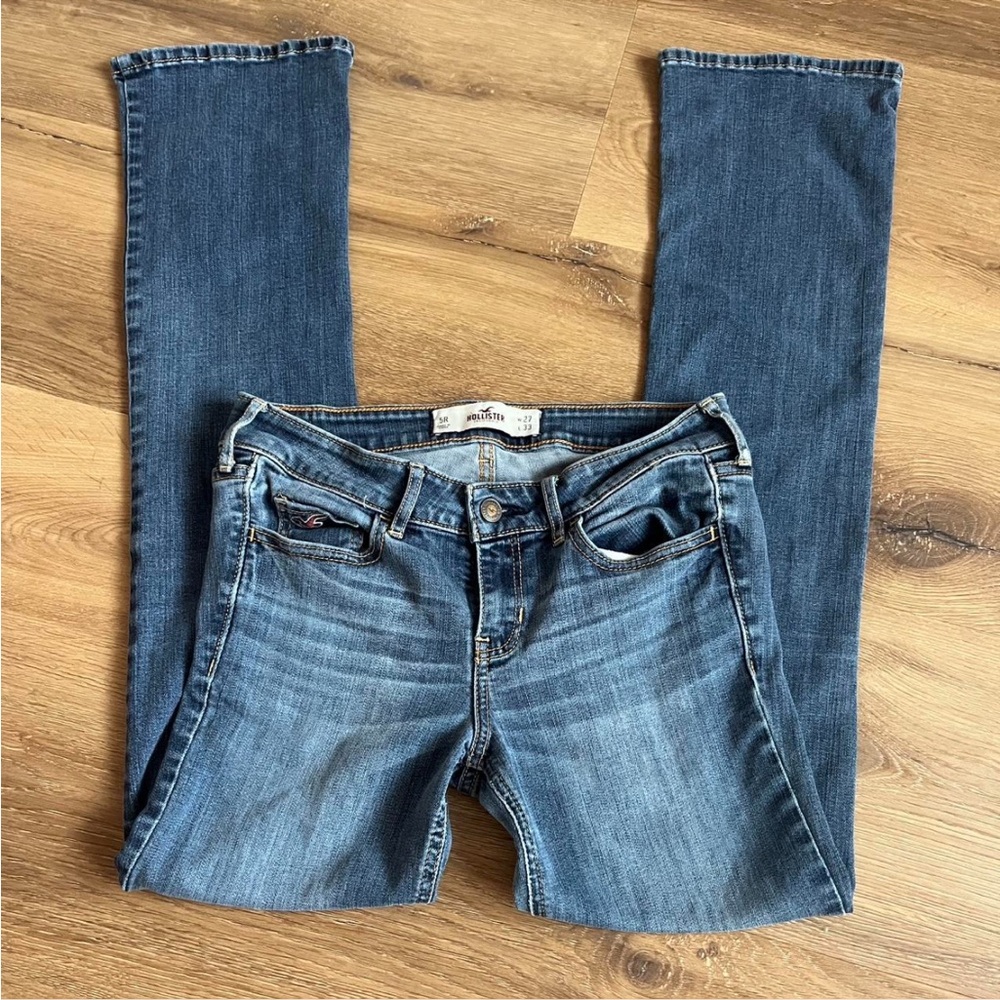 Vintage hollister low rise flared jeans